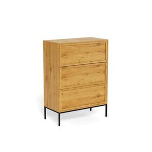 Komoda ALIN 80x40 cm světle hnědá 0000114132 obraz