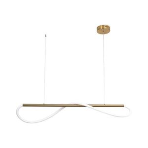 Light Prestige LED Lustr na lanku MELECA LED/24W/230V 3000/4000/6000K 100 cm zlatá LP-2345/1P S GD CCT obraz