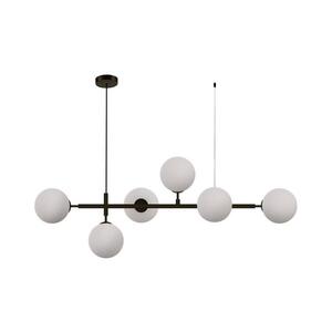 Light Prestige Lustr na lanku ALISA 6xE14/40W/230V černá LP-005/6P BK/WH obraz