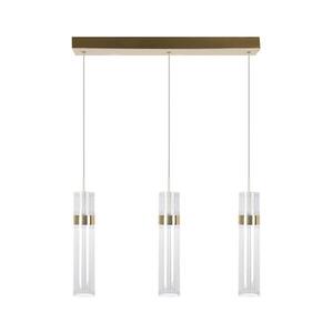 Light Prestige LED Lustr na lanku AMBIENTE 3xLED/6W/230V 3000/4000/6000K zlatá LP-1510/3L GD obraz