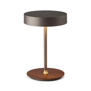 Halo Design 745791- LED Stm. nab. lampa ON THE MOVE LED/2, 5W/4000 mAh šedá/dřevo 745791 obraz