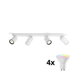 Philips - LED RGBW Stmívatelné bodové svítidlo 4xGU10/4, 8W/230V3000K bílá + DO P2051+4xAI2362 obraz