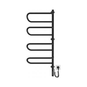 Mario-Radiators Elekt. otočný sušák na ručníky ELECTRA 120W/230V 102, 5x44, 5 cm nerez/černá pravá 2.3.1004.11.BM obraz