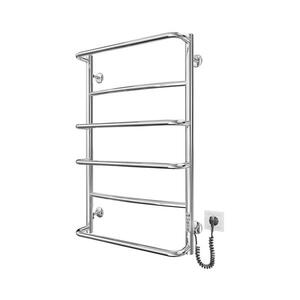 Mario-Radiators Koupelnový žebříkový radiátor LUX 105W/230V 81x52 cm nerez/lesklý chrom pravá 2.3.0315.10.P obraz