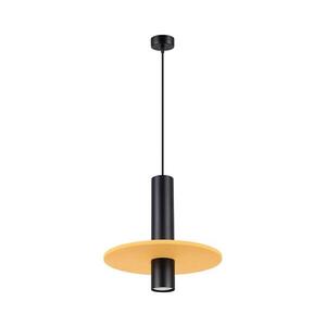 SL.1883 - Lustr na lanku PELTA 1xGU10/10W/230V černá/žlutá SL.1883 obraz
