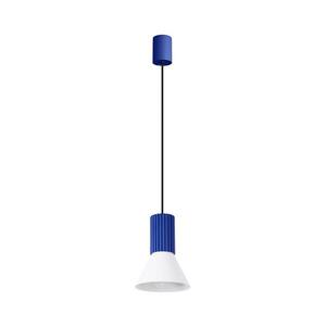 SL.1874 - Lustr na lanku ESTRIA 1xE14/10W/230V pr. 14 cm modrá SL.1874 obraz