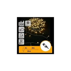 B.V. - LED Venkovní vánoční řetěz 200xLED/6W/230V 20m IP44 teplá bílá B10303ABNP obraz