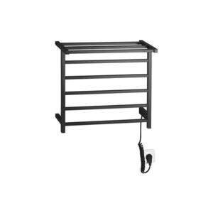 Sapho - Elektrický sušák na ručníky ELZOR 60W 47x50 cm matná černá EB510 obraz