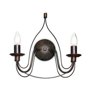 Ideal Lux - Nástěnná lampa CORTE 2xE14/40W/230V měď 057200 obraz