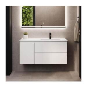 BATH DELUXE Koupelnová skříňka s umyvadlem HELSINKI 115 cm pravá/bílá BT0183+BT0195 obraz