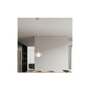 Ondaluce - Lustr na lanku TH 1xE27/15W/230V pr. 25 cm zlatá/čirá SO.TH/2-TRASPA obraz