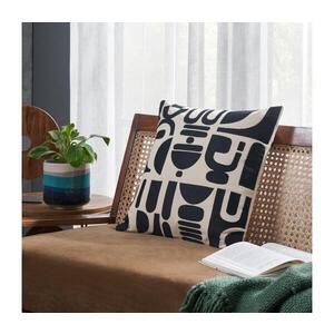 Eglo 420307 - Dekorační polštář CHEVERY 45x45 cm krémová/černá 420307 obraz
