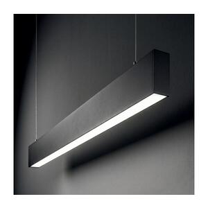 Ideal Lux - LED Lustr na lanku STEEL LED/29W/230V 4000K CRI 90 120 cm černá 369020 obraz