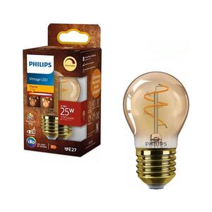 LED Stmívatelná žárovka VINTAGE Philips P45 E27/3, 1W/230V 2200K CRI 90 872110304899800 obraz