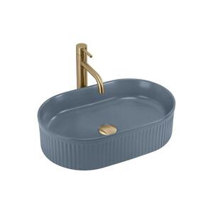 REA-U3535 - Umyvadlo na desku VANDA 31x49 cm keramika/tmavě modrá REA-U3535 obraz