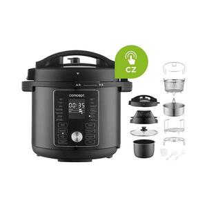 Concept CK8000-Multifunkční el. tlak. hrnec a horko. frit. 5, 6 l 11v1 1500W/230V ck8000 obraz