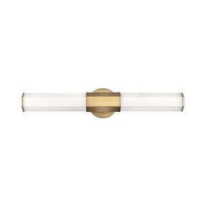Elstead Quintiesse QN-FACET-LED2-HB-BATH-LED Kou nás sv. FACET 2xLED/12W/230V IP44 zlatá QN-FACET-LED2-HB-BATH obraz