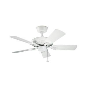 Elstead Kichler KLF-KEVLAR-42-WHT - Stropní látor KEVLAR pr. 107 cm IP44 KLF-KEVLAR-42-WHT obraz