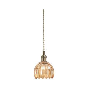 Markslöjd 109137 - Lustr na lanku GOTA 1xE14/40W/230V kouřová béžová/mosaz 109137 obraz