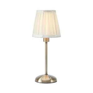Markslöjd 109126 - LED Stm. nab. stolní lampa ANNO 1xE14/2W/2000 mAh bílá/mosaz 109126 obraz