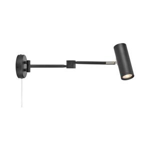 Markslöjd 109181 - LED Stmívatelná nástěnná lampička ARLO LED/4, 9W/230V černá 109181 obraz