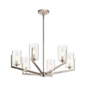 Elstead Quintiesse QN-NYE6-CLP - Lustr na tyči NYE 6xE14/40W/230V matný chrom QN-NYE6-CLP obraz
