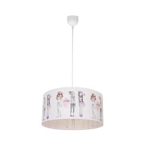 Dětský lustr GIRLS VIBES 1xE27/60W/230V pr. 40 cm dívky H0990 obraz