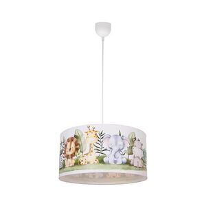 Dětský lustr KIDS ROOM 1xE27/60W/230V pr. 40 cm džungle H0960 obraz
