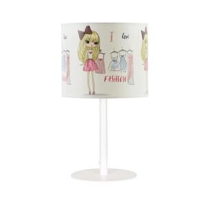 Dětská stolní lampa GIRLS VIBES 1xE27/60W/230V pr. 18 cm I love fashion H0980 obraz