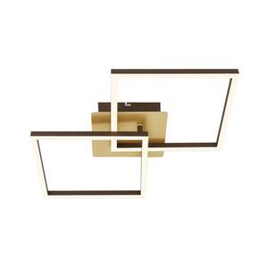 Briloner 3210-017 - LED Stmívatelné stropní svítidlo FRAME 2xLED/11W/230V zlatá 3210-017 obraz