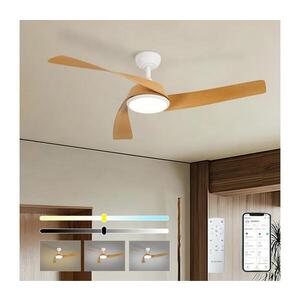 ZE - LED Stropní látor AERYS LED/24W/230V Wi-Fi Tuya bílá/dub + DO ZEV043 obraz