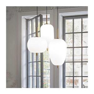 Ideal Lux - LED Lustr na lanku UMILE LED/55W/230V pr. 63 cm CRI 90 mosaz/bílá 224541 obraz