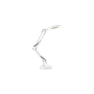LED Stm. stolní lampa s lupou 2v1 AURIQ LOUPE LED/10W/5V 3000/4000/6500K bílá 004826 obraz