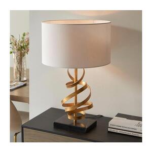 Endon 82071 - Stolní lampa 1xE27/10W/230V bílá/mosaz/černá 82071 obraz