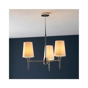 Endon 99455 - Lustr na tyči 3xE14/6W/230V lesklý chrom/bílá 99455 obraz