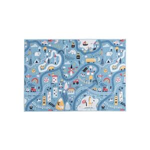 Multidecor Dětský koberec STELLA STREETS 80x100 cm modrá/město 508433 obraz