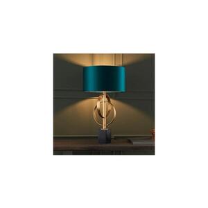 Endon 95221 - Stolní lampa 1xE27/10W/230V modrá/mosaz/černá 95221 obraz
