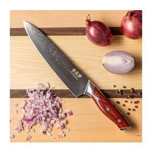 Gudaro - Damaškový šéfkuchařský nůž KENSHO 8", 67 vrstev oceli, délka 20 cm GD1002-C obraz