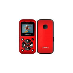 Evolveo - EasyPhone ID mobilní telefon pro seniory červená EP-400-IDR obraz