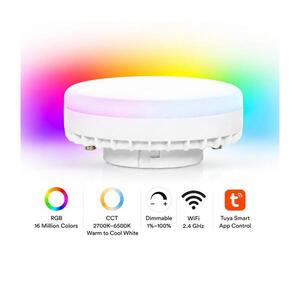 NEO 07816L - LED RGB+CCT Stmívatelná žárovka GX53/14W/230V Wi-Fi Tuya 07818L obraz