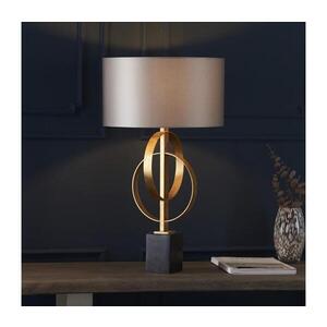 Endon 95213 - Stolní lampa 1xE27/10W/230V šedá/mosaz/černá 95213 obraz