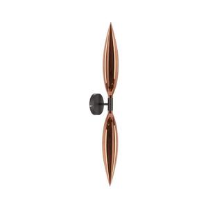 Nástěnná lampa NORDIC 2xG9/5W/230V černá/měděná 22-55149 obraz