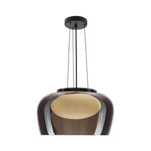 Lustr na lanku INSIEME 1xGX53/10W/230V pr. 38 cm kouřová černá 31-50861 obraz