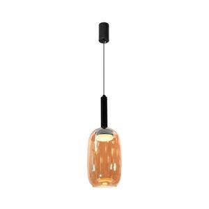 Lustr na lanku BUENO 1xGX53/9W/230V pr. 15 cm kouřová hnědá 31-50458 obraz