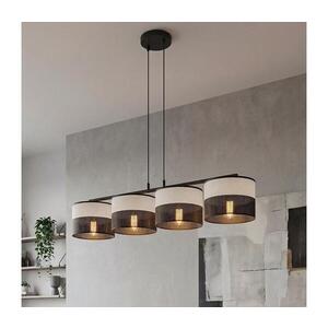EMIBIG Lustr na lanku KARBON 4xE27/15W/230V černá/šedá 1652/4 obraz
