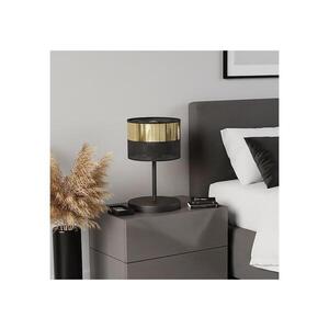 EMIBIG Stolní lampa LUX 1xE27/15W/230V černá/zlatá 1649/LN1 obraz