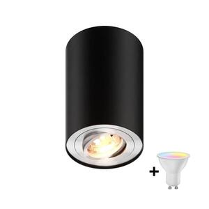 Zuma Line 89201-N - LED RGBW Stm. bodové svít. RONDOO 1xGU10/4, 8W/230V černá + DO ZL0285+AI2382 obraz