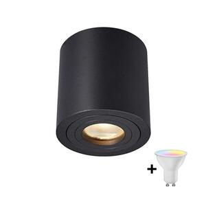 Zuma Line ACGU10-159-N - LED RGBW Stm. bodové svít. 1xGU10/4, 8W/230V IP44 černá+DO ZL0282+AI2382 obraz