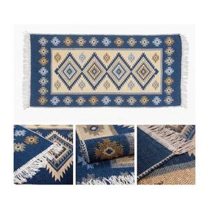 Multidecor Oboustranný orientální koberec KILIM 80x150 cm modrá/béžová 504088 obraz