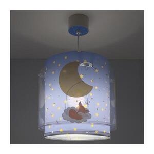 Dalber 76632 - Dětský lustr MOON DREAMS 1xE27/15W/230V modrá 76632M obraz